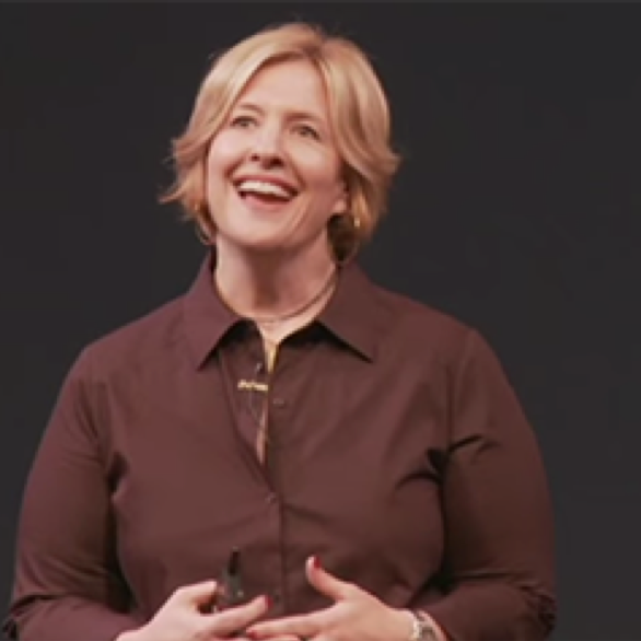 Brené during her Houston Ted Talk